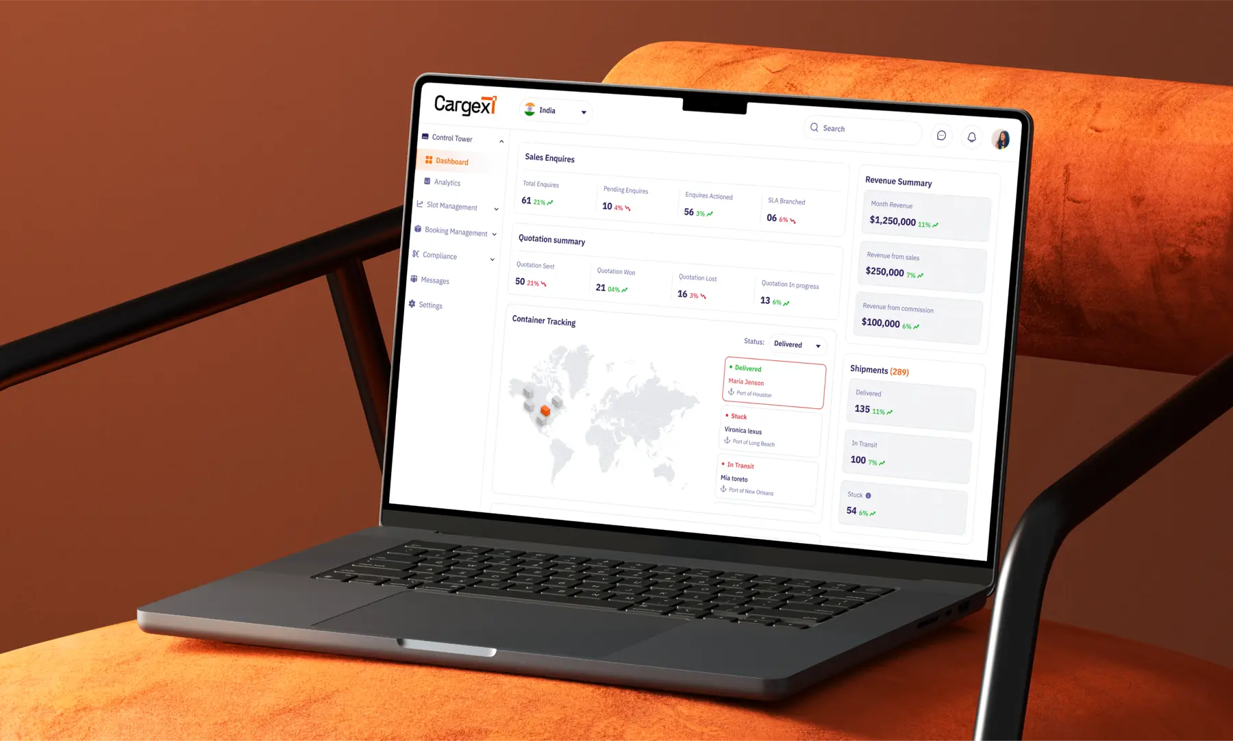 Cargex | LCL Shipping & Logistics SaaS Platform